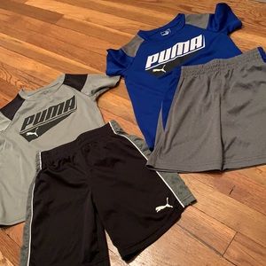 Puma boys set very good condition size 5